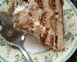 Foto langkah ke 17 dari resep Tiramisu Birthday cake.