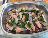 A picture of step 14 of Marinated Herring with Red Onions and Carrot Kari-Style.