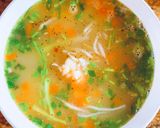 Hình bước làm 5 của món Cháo tôm siêu ngon, nhanh gọn lẹ (cho những ngày cảm thấy ngán ăn và mệt mỏi, cảm lạnh,…)