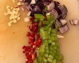 A picture of step 2 of New Orleans gumbo 🎶🎺.