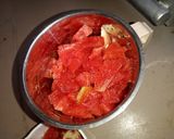 A picture of step 1 of Watermelon 🍉 smoothie.