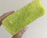 Foto langkah ke 15 dari resep Brownies Kukus Pandan ala Ny. Liem.