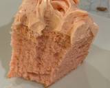 Rose Chiffon cake with Strawberry jam buttercream langkah memasak 9 foto