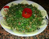 A picture of step 7 of Lebanese Tabbouleh.