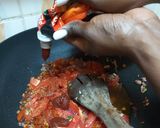 A picture of step 3 of Coconut cream fish.