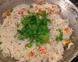 A picture of step 3 of Coconut Milk Pulao.