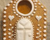 Foto del paso 17 de la receta: ⛄🎄Casita de galletas de jengibre 🏘️ Receta + decoración y armado paso a paso