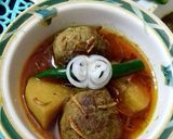 A picture of step 4 of Hara masala Kofta Curry.