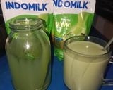 Foto langkah ke 3 dari resep Green Tea Creamy Matcha Latte.