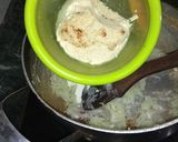 A picture of step 1 of Two layer lauki ki barfi.