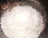 A picture of step 3 of Tropical coconut pineapple rice #4weekschallange.