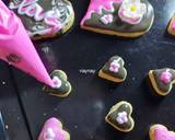 Cara Membuat Love Fancy Cookies Cookies Dengan Royal Icing Sugar 5