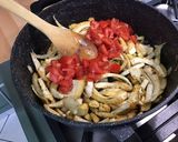 Une image de l'étape 6 de Fenouil et tomates au gigot d'agneau.