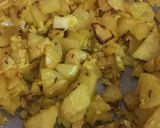 A picture of step 3 of Kohlrabi Fry.