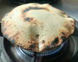 A picture of step 3 of Pearl millet flour garlic - cheesy rotla.
