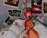 Foto langkah ke 5 dari resep Mochi strawberry (ichigo daifuki) mochi jepang ✨.