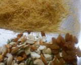 A picture of step 1 of Sheer khurma.