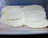 A picture of step 4 of #mycreativewhiteforestcontest.
