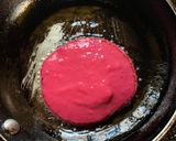 A picture of step 3 of Hearty Strawberry Pancakes for Valentine’s Day.