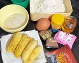 Foto langkah ke 1 dari resep Muffin Pisang Coklat.