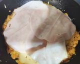 Foto del paso 5 de la receta: Tortilla de croissants rellena de Havarti y pavo