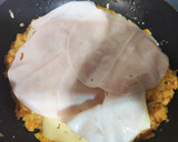 Foto del paso 5 de la receta: Tortilla de croissants rellena de Havarti y pavo