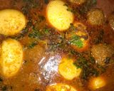 A picture of step 9 of Koftay anday.