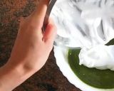 Une image de l'étape 11 de La recette du gâteau au chocolat matcha.