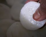 A picture of step 2 of Rasmali with rasgulla.