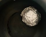 A picture of step 1 of Stuffed Idli in two color.