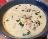 A picture of step 10 of Zuppa Toscana.