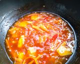 Foto langkah ke 8 dari resep Ayam asam manis pedas.