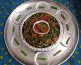 *க்ரீன் லாங் பீன்ஸ் மொழகு புரட்டி*(சுக்கா)(beans chukka recipe in tamil) ரெசிபி ஸ்டேப் 9 புகைப்படம்