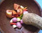Foto langkah ke 3 dari resep Sambel pete ikan asin.