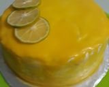 Foto langkah ke 9 dari resep Lime cake with blueberry custard filling.