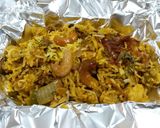 A picture of step 6 of Kesar Paneer Biryani.