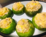 Foto del paso 11 de la receta: ZAPALLITOS RELLENOS (con su pulpa) 🤩😋🎊🥰🤗👏🫑🥬🌶🍆🍅🥔🥕🥦🥒🥑🤗🤩