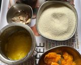 A picture of step 1 of Mango Laddu.