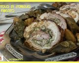 Foto del passaggio 5 della ricetta Rotolo di coniglio farcito