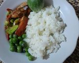 Foto langkah ke 5 dari resep Ikan Asin goreng siram tumis pete.