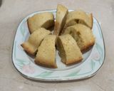 A picture of step 5 of Diet Vanilla T cake, without oven.