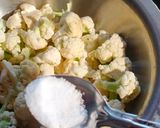 A picture of step 2 of Crispy cauliflower manchurian.