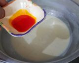 A picture of step 3 of Egg halwa.