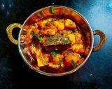 A picture of step 8 of Dahiwale Aloo.