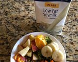 A picture of step 1 of Kale Smoothie with Fruit.