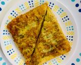 A picture of step 7 of Pan fried opened Potato Sandwich.