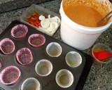 A picture of step 3 of Moin moin cups.