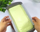 Foto langkah ke 6 dari resep Ogura cake pandan.