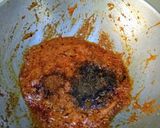 A picture of step 7 of Dahi Potol.