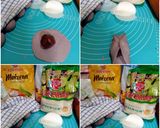 Foto langkah ke 4 dari resep Bakpao Ubi Ungu (isi kacang merah - No Mixer).